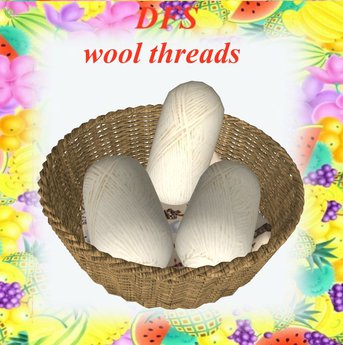 Second Life Marketplace - wool threads DFS storage vendor crate texture fb