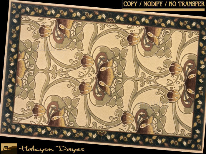 Area Rug - Art Nouveau - Fletcher 1