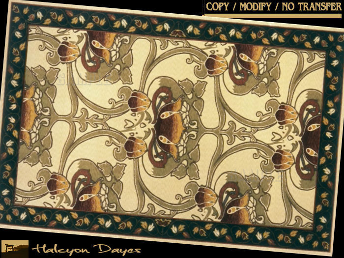 Area Rug - Art Nouveau - Fletcher 4