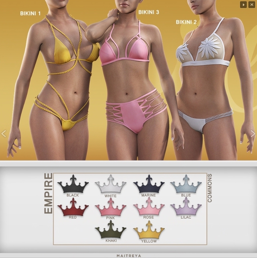 #EMPIRE - SF - Bikini 2 - khaki