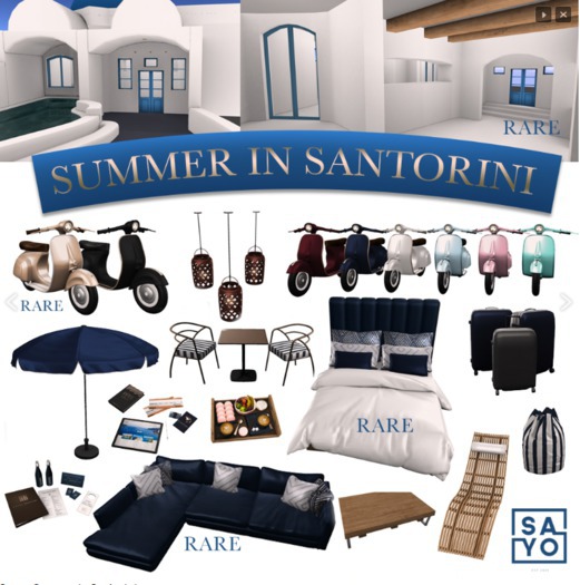 SAYO - Summer in Santorini Gacha - Beach Bag - COMMON