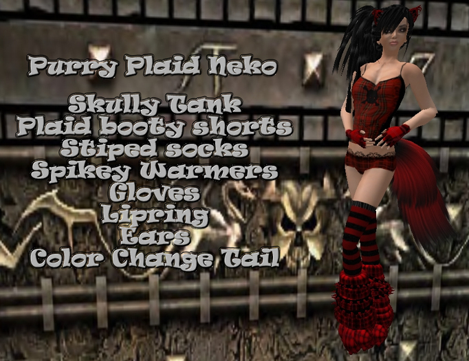 Purry Plaid Neko