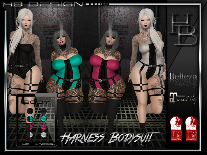 [HB] Harness Bodysuit+[HUD]