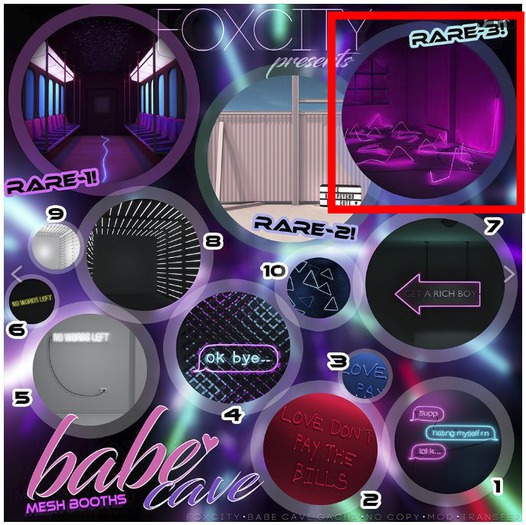 FOXCITY. Babe Cave Gacha - Short Circuit RARE