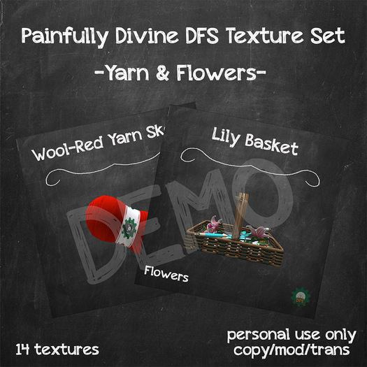 Painfully Divine DFS Texture Set Yarn & Flowers