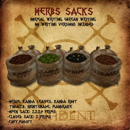 Herbs Sacks