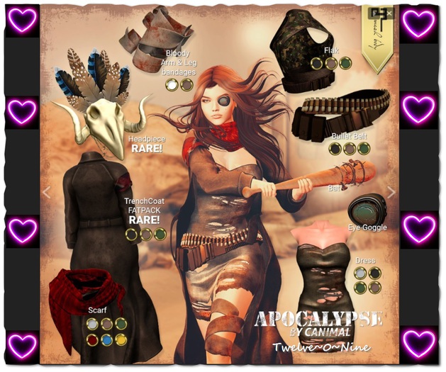 [Canimal] Apocalypse Scarf - Blue