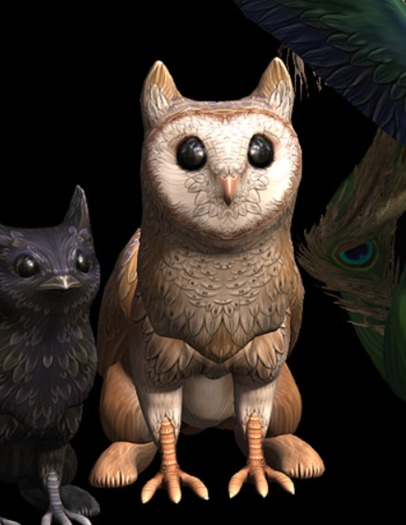 4. *HEXtraordinary* Owl Gryphon - Perching - RARE