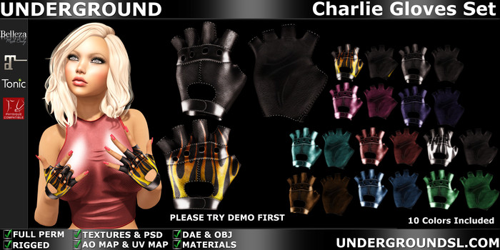 (UG) - Charlie Gloves Set