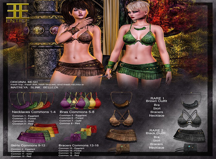 Entice - Rebel Girl Skirt - Gold - Maitreya - Common 11