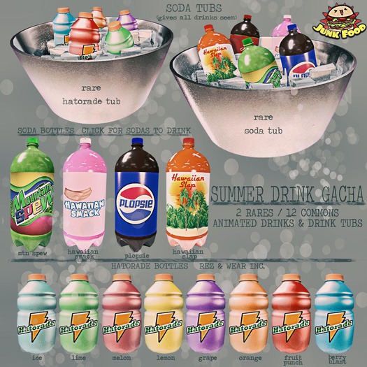 Junk Food - Soda Tub RARE