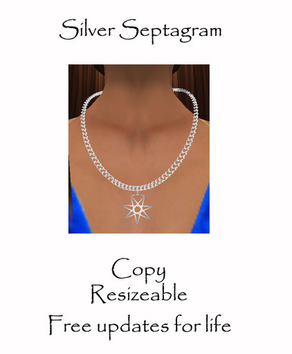 Septagram  Silver Necklce Box