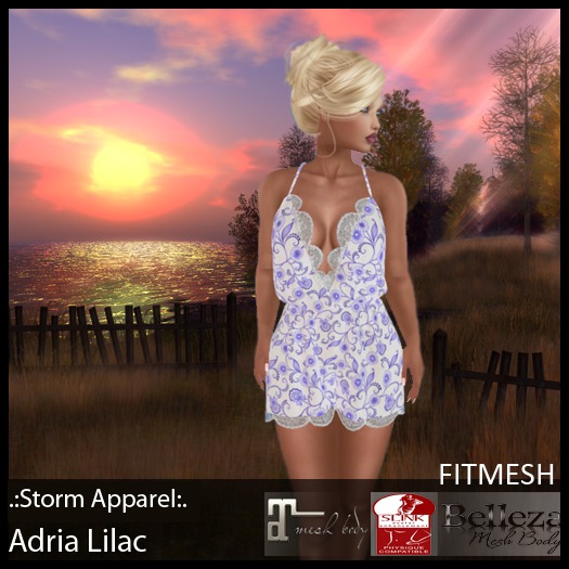 .:Fox Designs:.Adria Lilac Romper