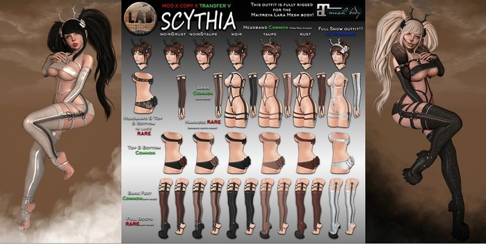 [LAB737] Scythia Top&Bottom (taupe)