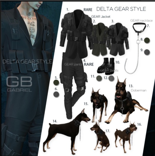 5.::GB::GEAR Pants / Green