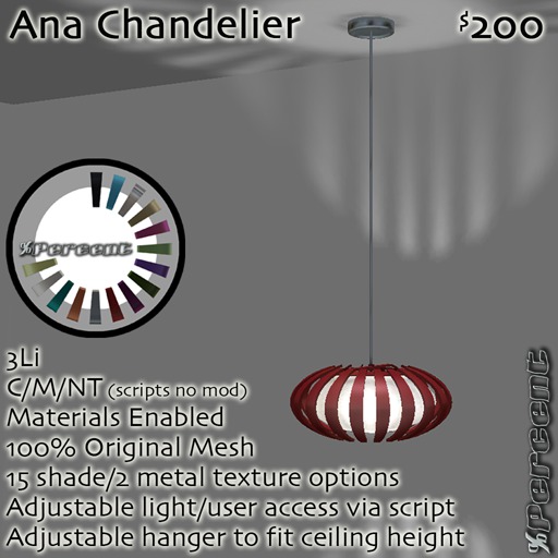 %Ana Chandelier *MESH* Delivery Box