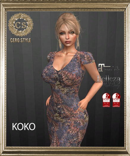 CERO STYLE Koko Dress Flowers
