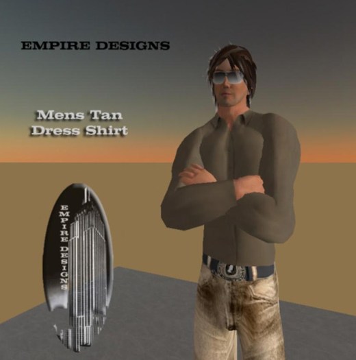 Mens Tan Shirt