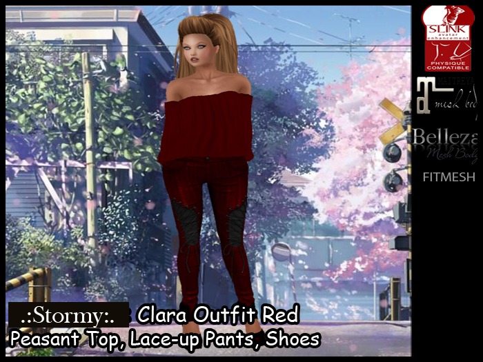 Fox Fashions: Clara Outfit Red