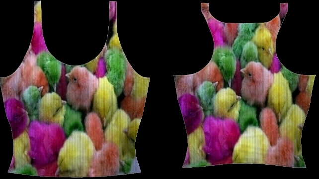 Easter chickz racerback Ladies