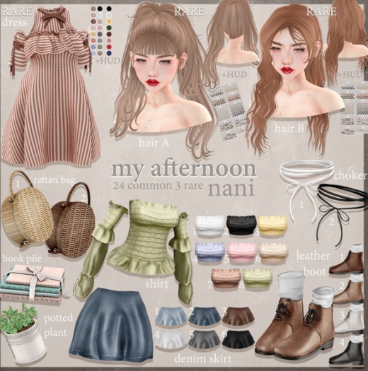 nani - my afternoon - denim skirt 3 [maitreya]