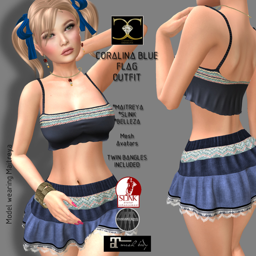 CORALINA BLUE FLAG