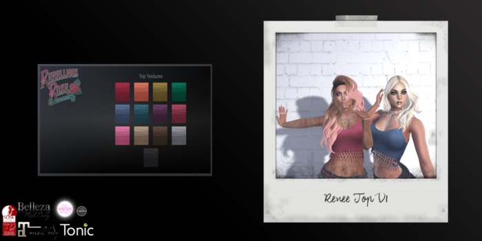~Rebellious Rose~ Renee Top V1 (Add Me)
