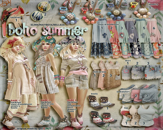 !gO! boho summer tunic&dress - 1 belleza