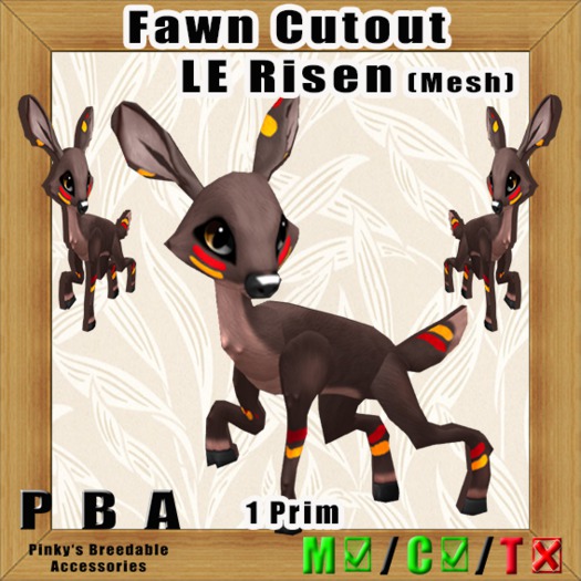 Fawn Cutout LE Risen, May 2018