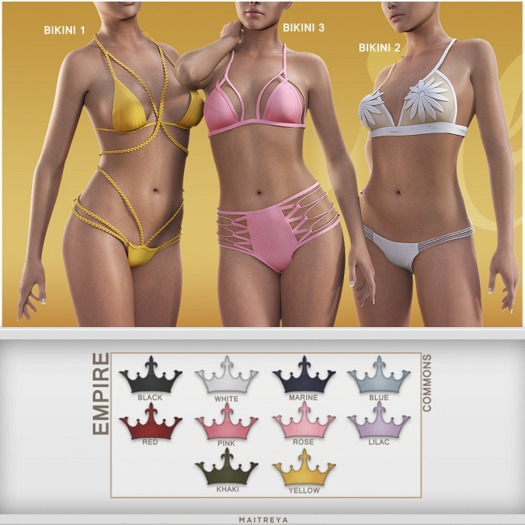 #EMPIRE - SF - Bikini 2 - yellow