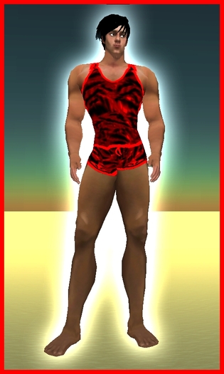 Kohnke Tank & Short Tiger - Red