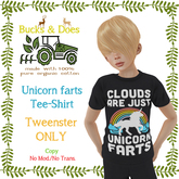[Bucks & Does] Unicorn farts shirt - Tweenster