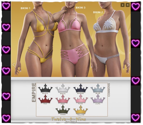 #EMPIRE - SF - Bikini 3 - pink