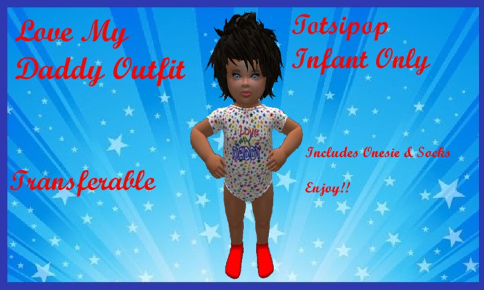 LOVE MY DADDY OUTFIT B TOT INFANT