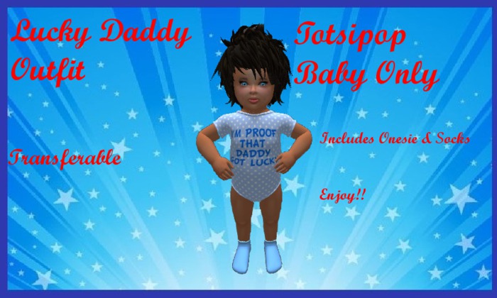 LUCKY DADDY OUTFIT TOT BABY