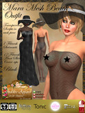 *Goddess* Mara Wave Beach Outfit Black