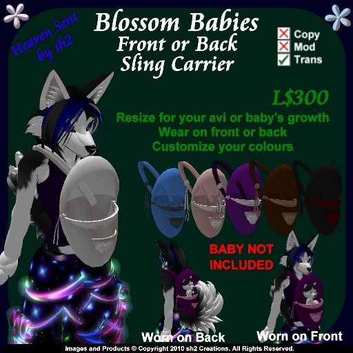 sh2 Blossom Baby Sling Carrier v2.0 F