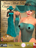 *Goddess* Mara Wave Beach Outfit Teal