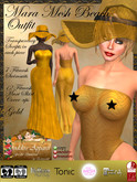 *Goddess* Mara Wave Beach Outfit Gold