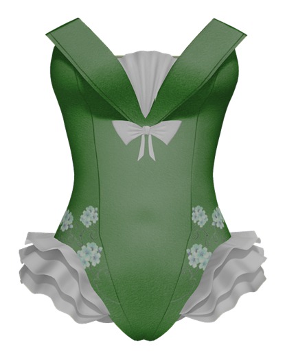 Tanoshi's Spring Maho Bodysuit - Green