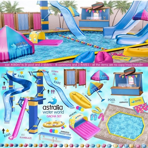 Astralia - Water world (inflatable) blue