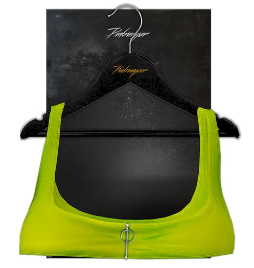 PINKRANGER.//Zipp Tank Crop;Slime