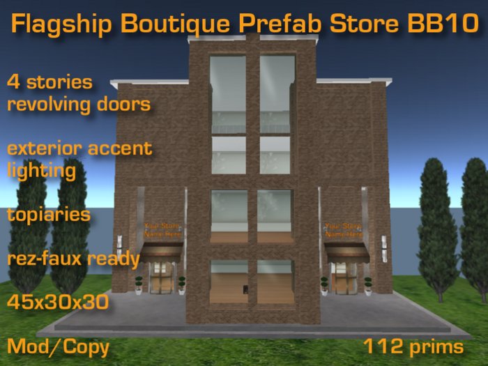 Flagship Boutique Prefab Store BB10