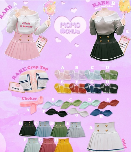:: MOMOCHUU :: Sweet dream Crop Top - E
