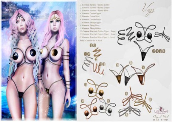 Luas Vega - Complete Black Set RARE