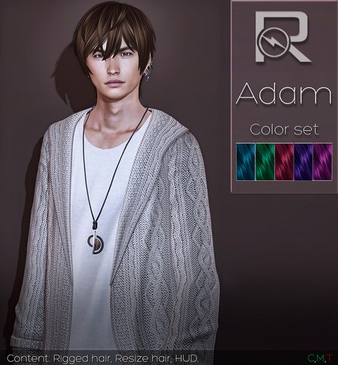 =Reflex= Adam hair-Color set(wear me)