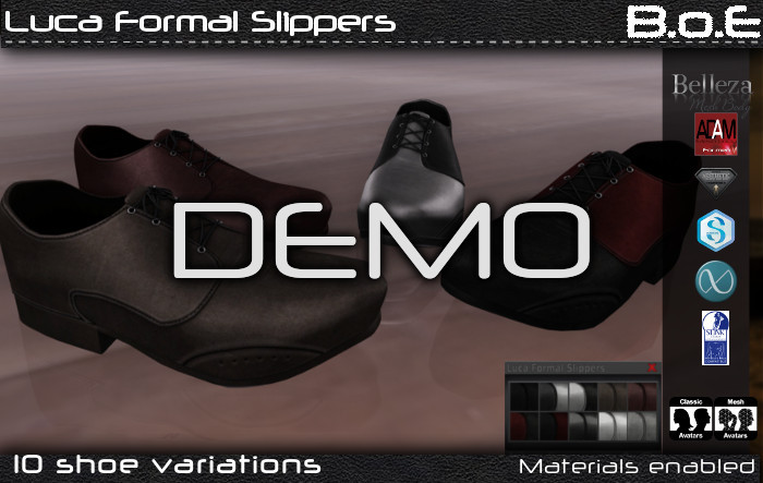 B.o.E - DEMO - Luca Formal Slipper (box)