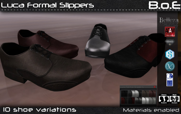 B.o.E - Luca Formal Slipper  (box)