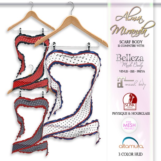 .: AlmaMiranda :. Freedom Body Scarf