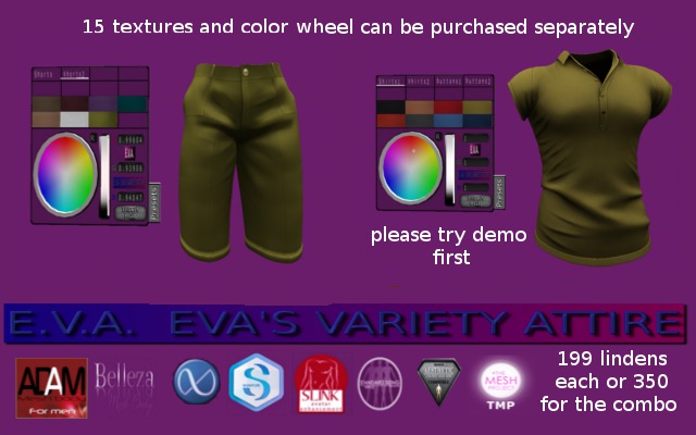 E.V.A.'S Polo Shorts